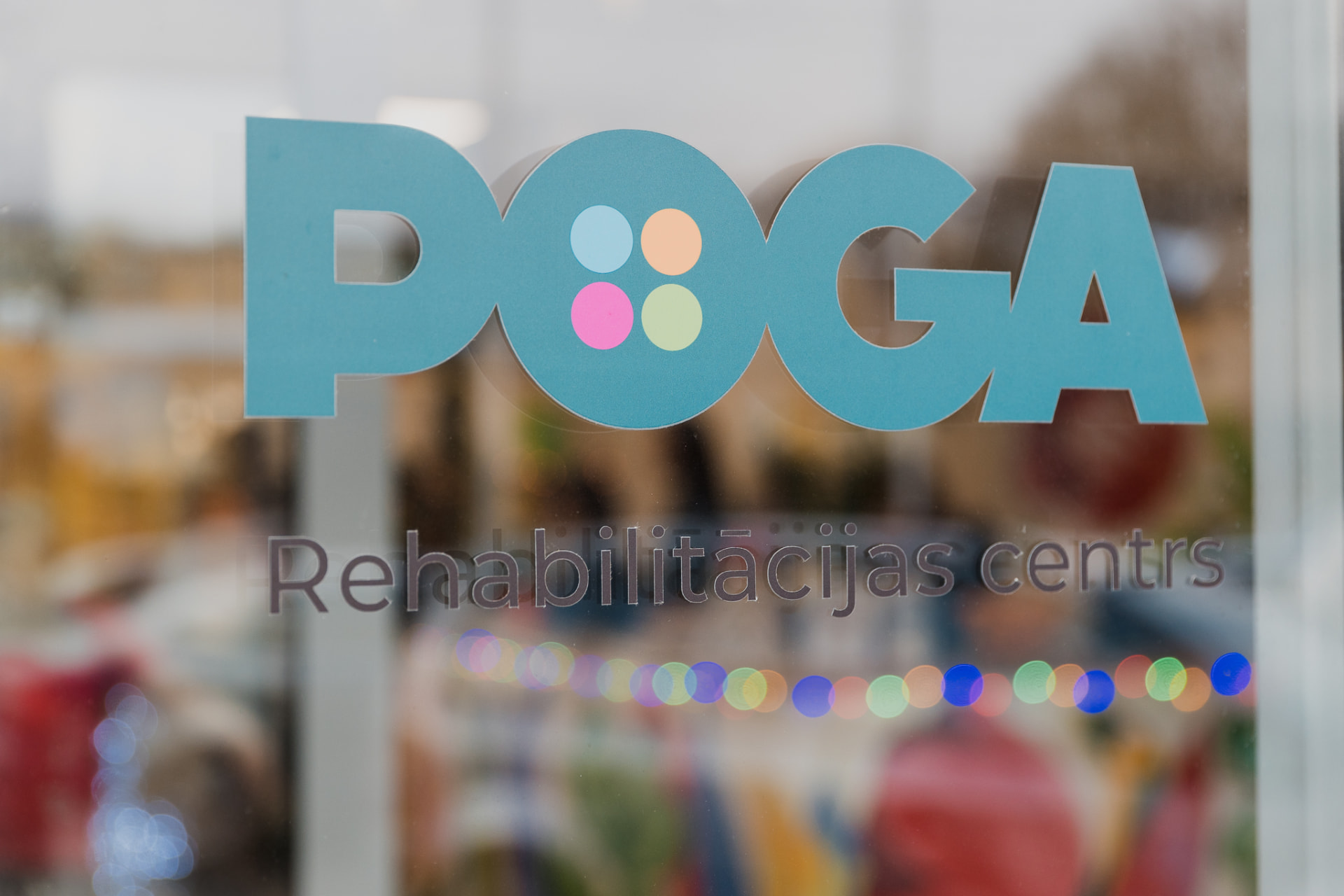 Entrance to Center POGA rehabilitation centre in Riga